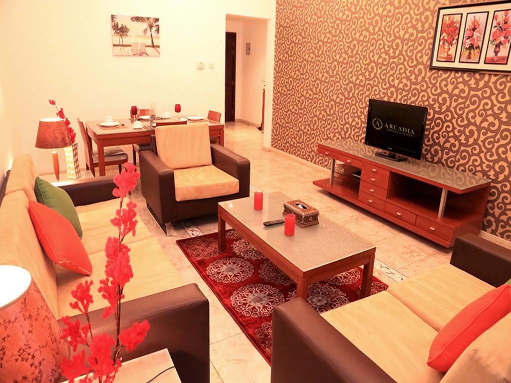 Arcadia Hotel Suites Šardžá Exteriér fotografie