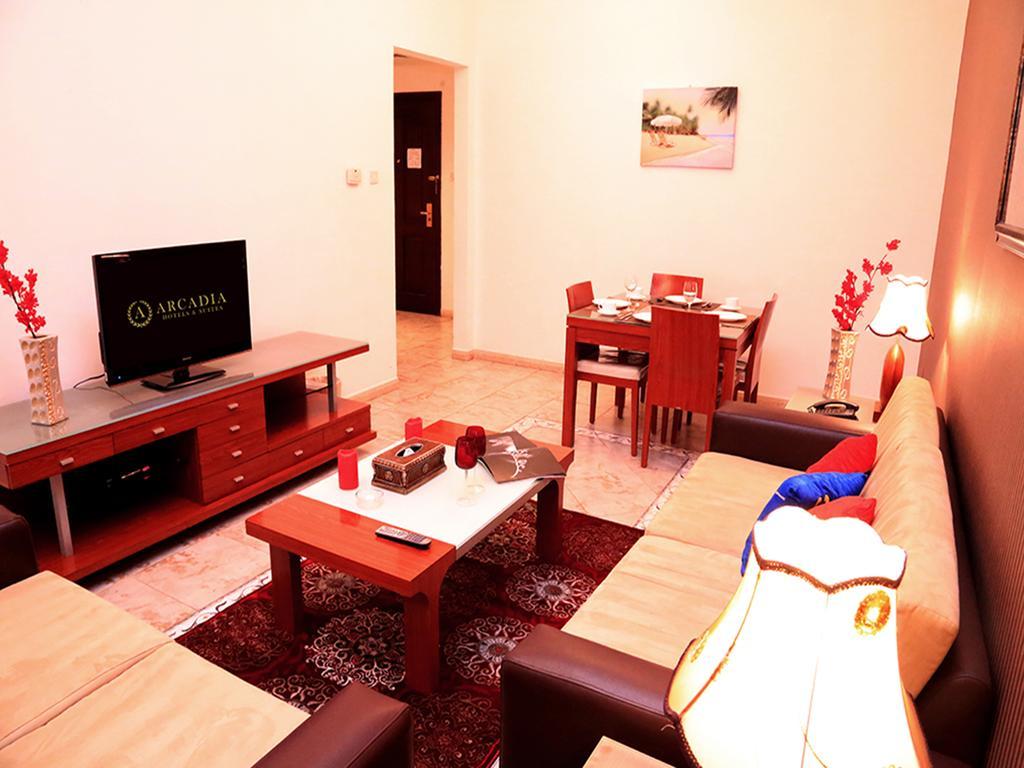 Arcadia Hotel Suites Šardžá Exteriér fotografie
